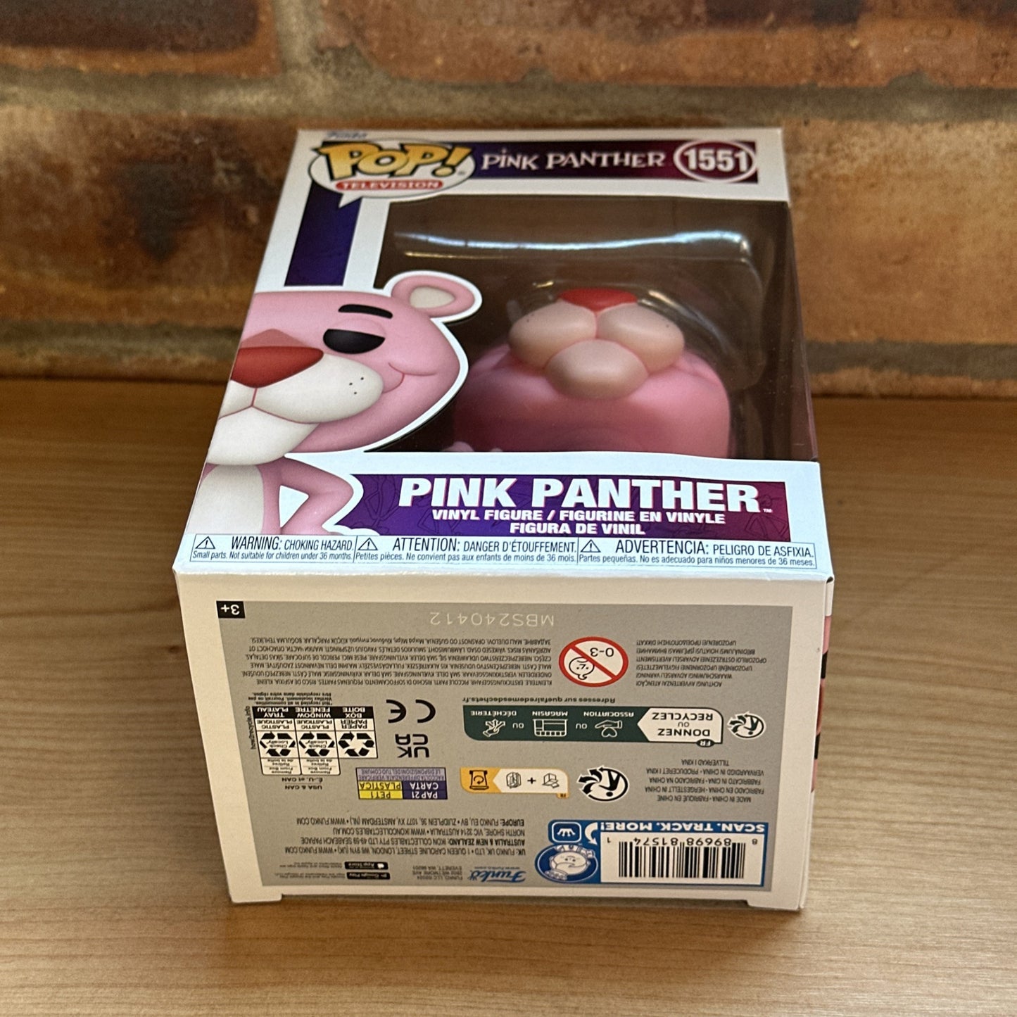 Funko Pop! Pink Panther - Pink Panther #1551 Cult Cartoon Movie Vinyl Figure