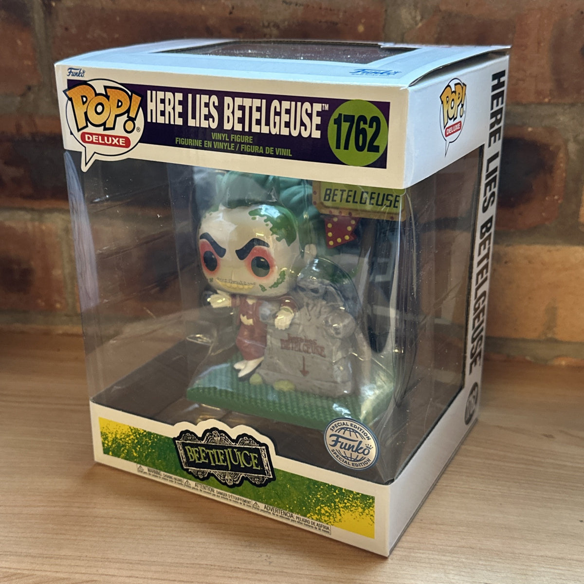 Funko Pop Beetlejuice - Here Lies Betelguise Pop Deluxe 1762 In Stock Now Exc1