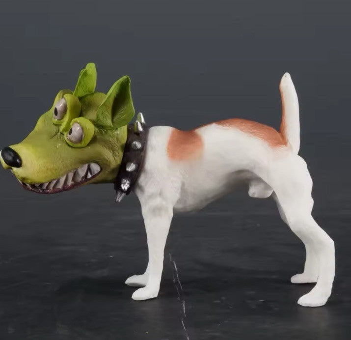 The Mask Dog Movie Peripheral Disguised Dog Model Statue Figure Desktop Ornament