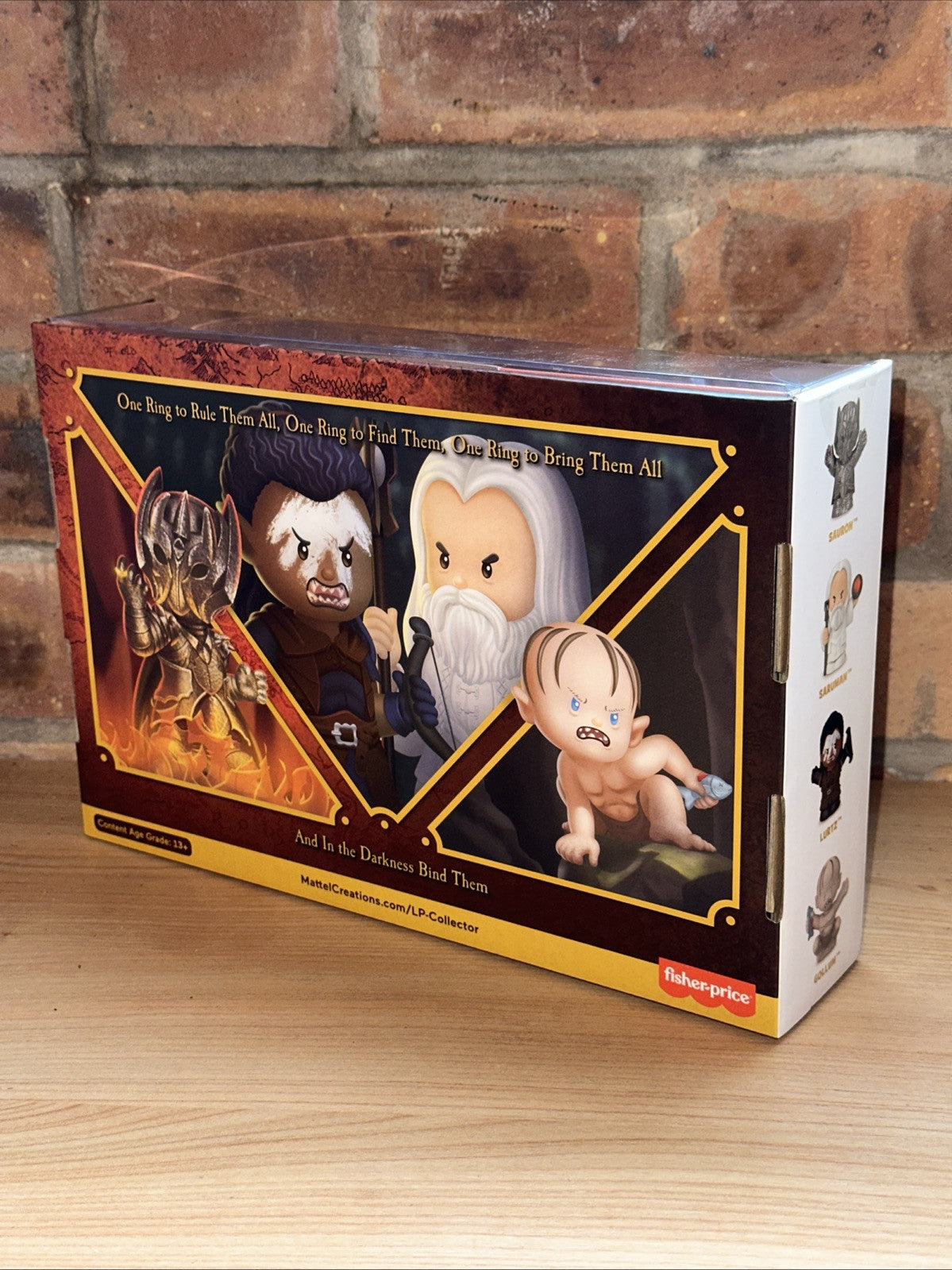 The Lord of the Rings - The Black Gate Fisher-Price Little People 4pk Lotr