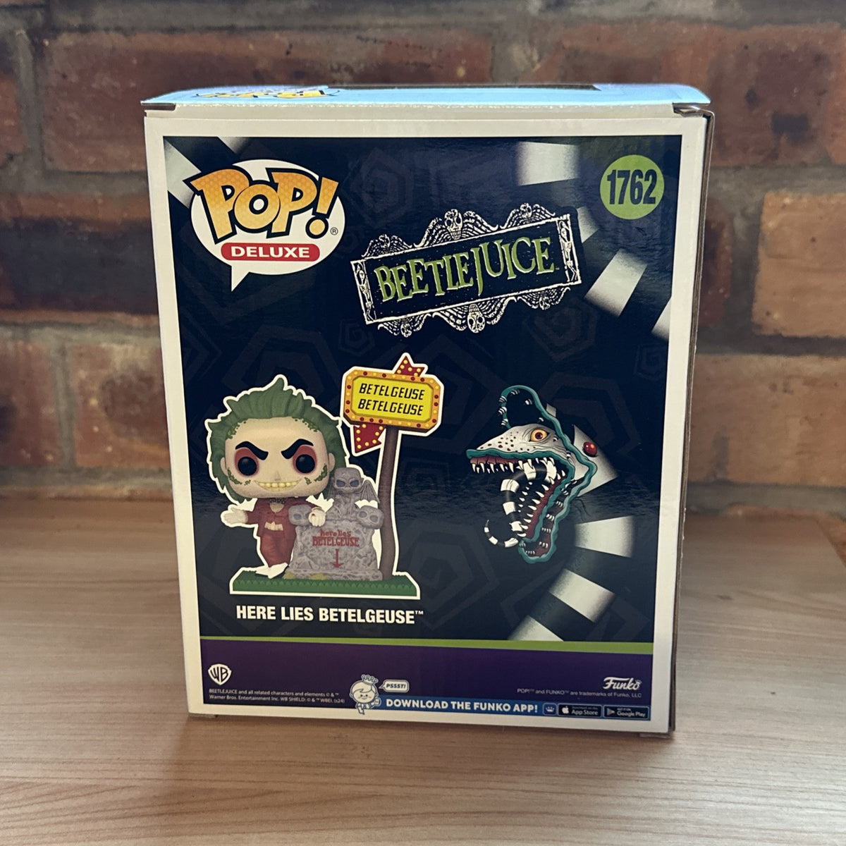 Funko Pop Beetlejuice - Here Lies Betelguise Pop Deluxe 1762 In Stock Now Exc3