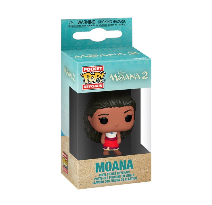 Official Funko POP! Keychain Moana 2 Disney Vinyl Keyring New Cult Movie