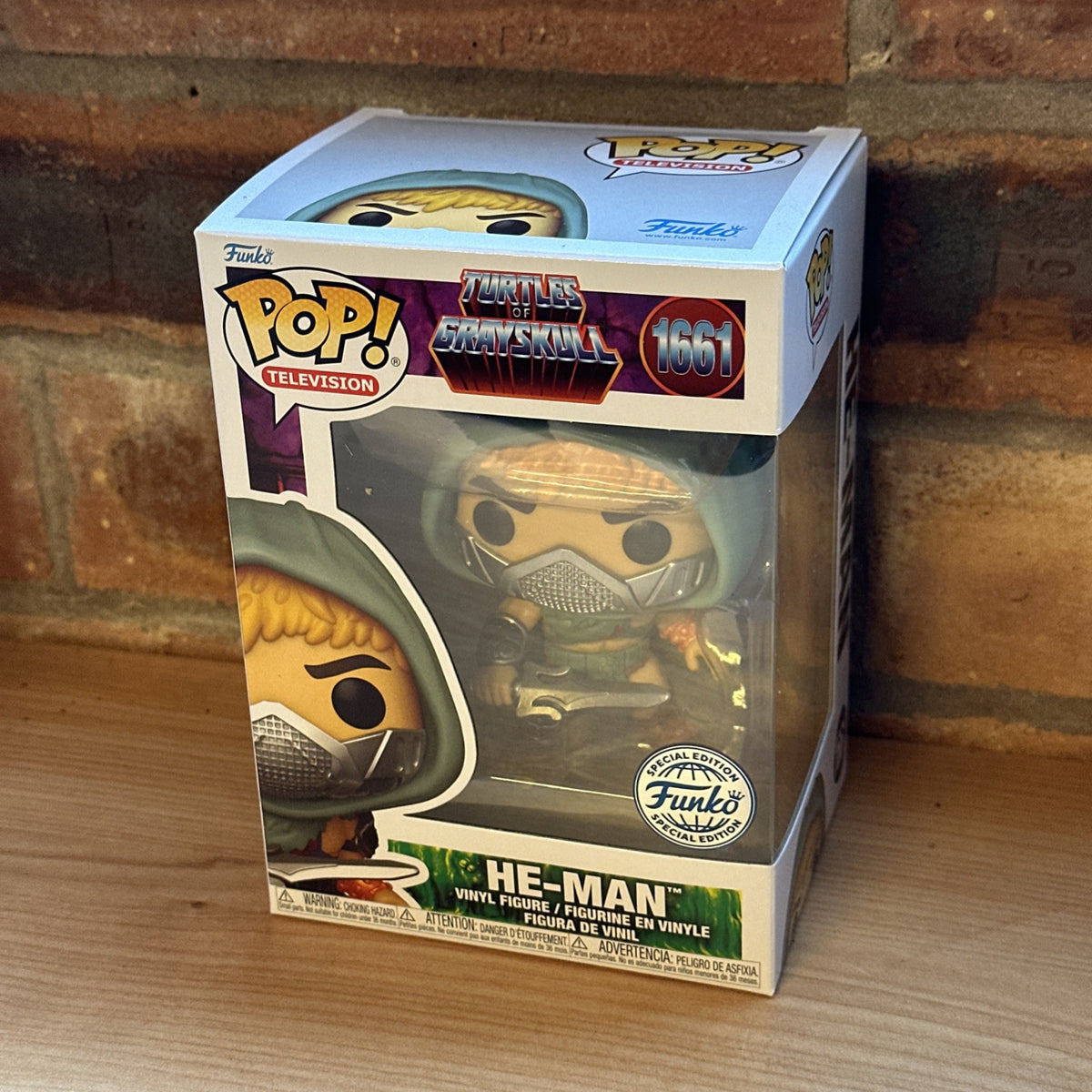 Funko Pop! Turtles of Grayskull HE-MAN Motu EXC Target Con 2025 Figure Sticker1