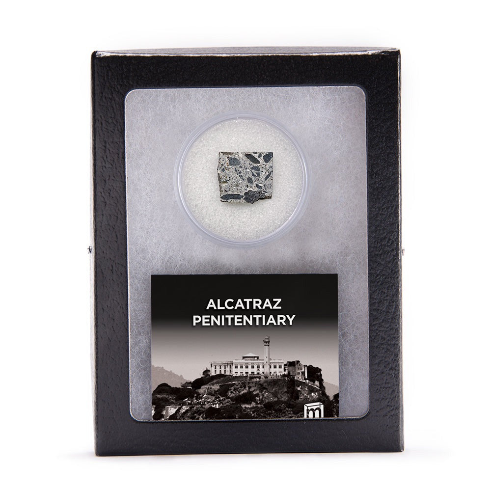 Mini Museum Alcatraz Genuine Collectible Piece Of The Prison Specimen With COA