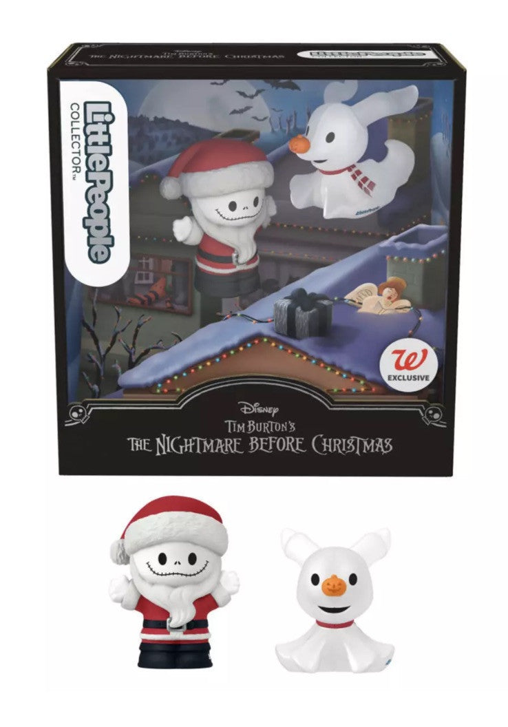Little People Disney Nightmare Before Christmas Santa Jack Set New W Ltd Ed