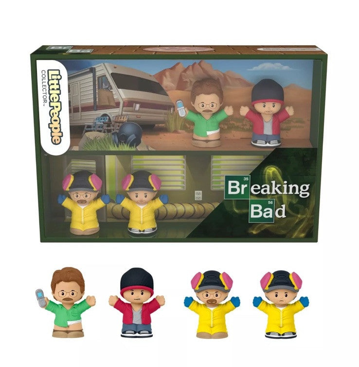 Little People Collector Set Breaking Bad TV Show Walter White Jesse Pinkman 2 Wk