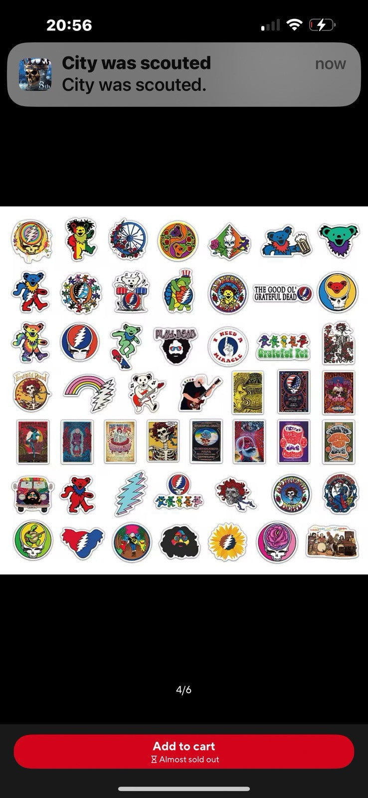 50x New Grateful Dead Graffiti Stickers For Skateboard Laptop Luggage Decal