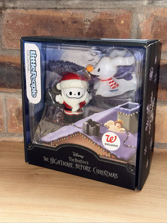 Little People Disney Nightmare Before Christmas Santa Jack Set New W Ltd Ed
