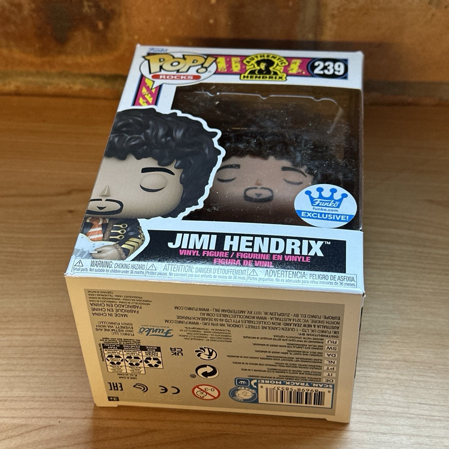 JIMI HENDRIX NAPOLEONIC HUSSAR JACKET EXCLUSIVE FUNKO POP ROCKS #239 IN STOCK