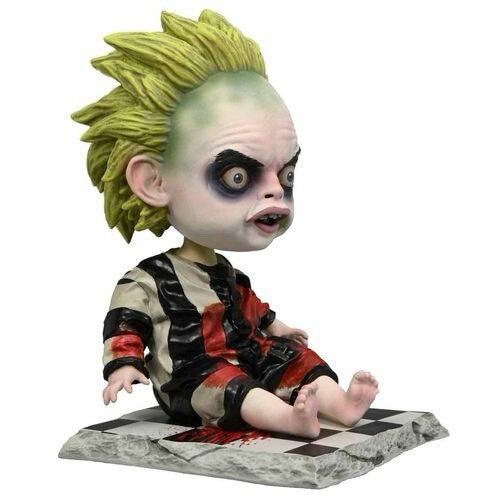 Official NECA Baby Beetlejuice Head Knocker Bobblehead Cult Movie Due In 28/3