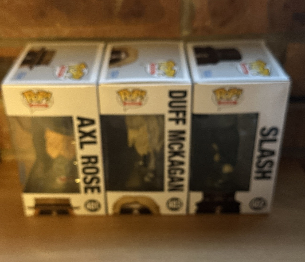 New Guns N Roses Funko Skeleton Set Pop Collection Axl Slash Duff Rock Band