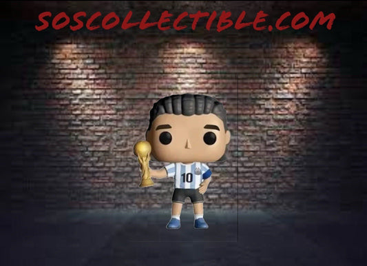 Diego Armando Maradona 3.75in Vinyl Figure With World Cup Argentina Strip