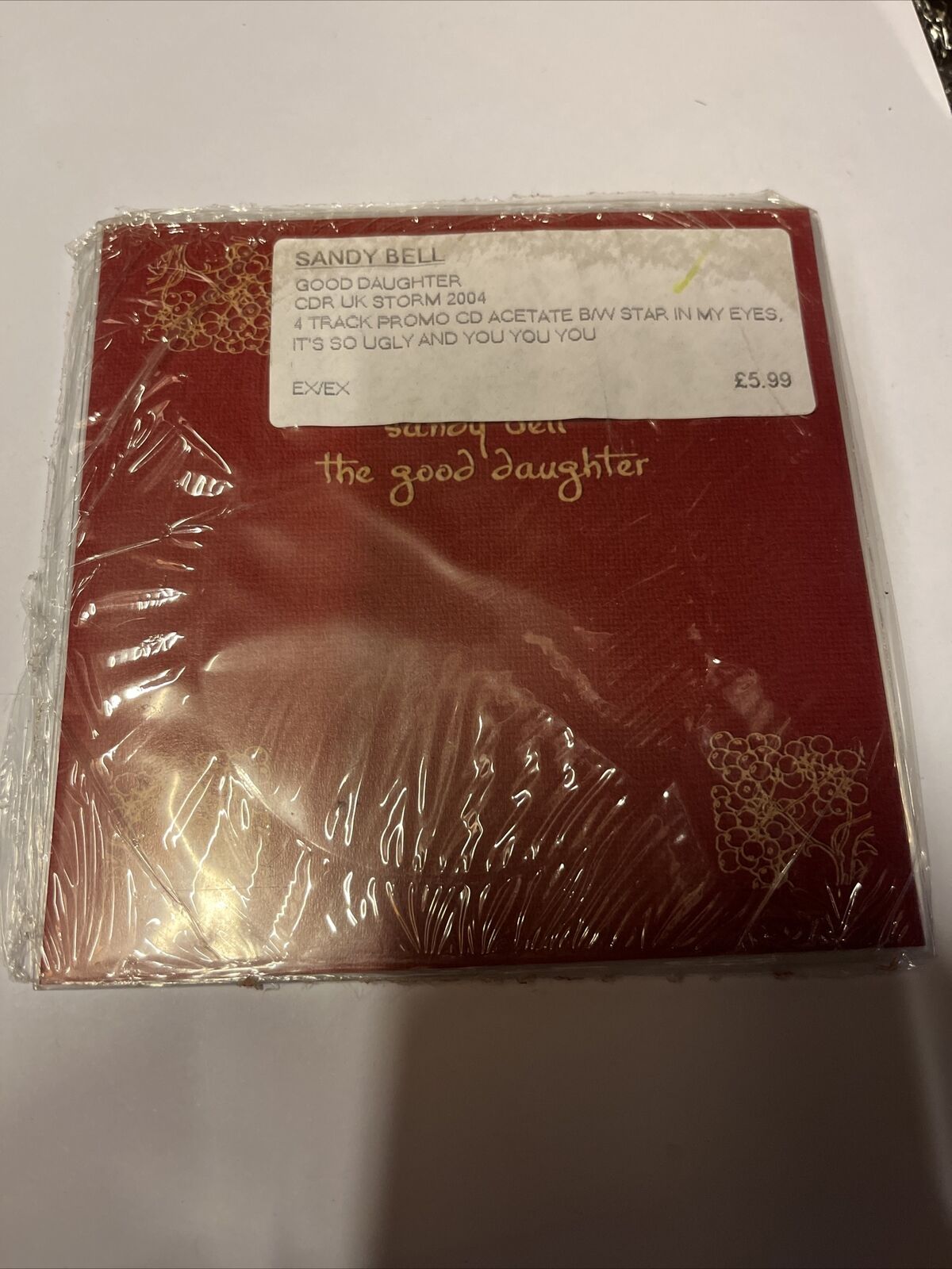 SANDY BELL THE GOOD DAUGHTER (E2) 1 Track Promo CD Single Picture Sealed #72 - SOScollectible