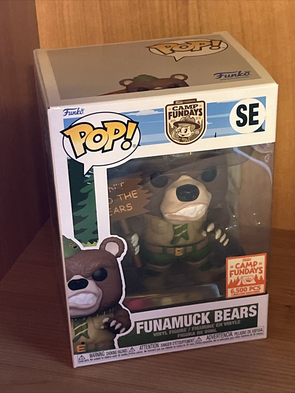 SDCC 2023 Camp Fundays Funko Pop Funamuck Bears Box Of Fun LE 6500 Pcs Mint - SOScollectible