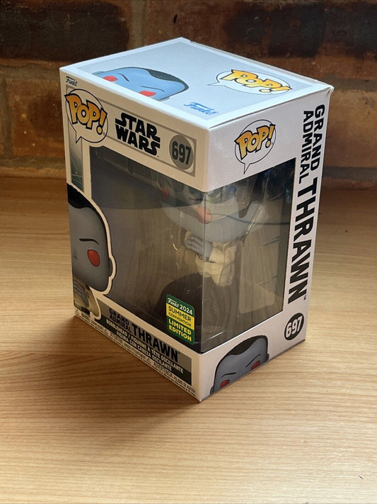 SDCC 24 Exclusive Funko Pop Grand Admiral Thrawn Ak￼soka Star Wars In Stock - SOScollectible