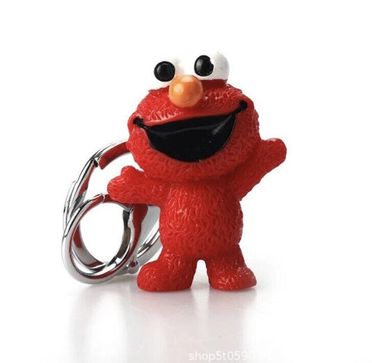 Sesame Street Elmo Vinyl Figure Key Ring Keyring Chain Perfect Gift bag - SOScollectible