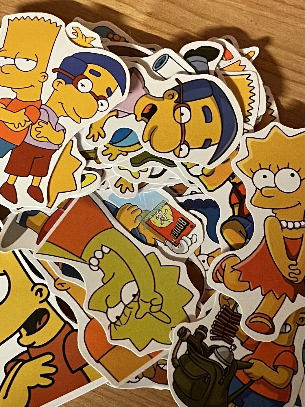 Simpsons Themed 50 Large St￼ickers Skateboard Laptop Car Phone Decal Stickerbomb - SOScollectible