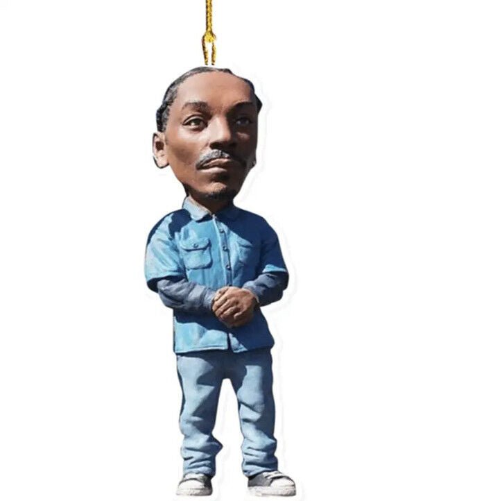 Snoop Dogg 2D RearView Mirror Pendant Bag Ornament Hip Hop Rapper Uk 🇬🇧 - SOScollectible