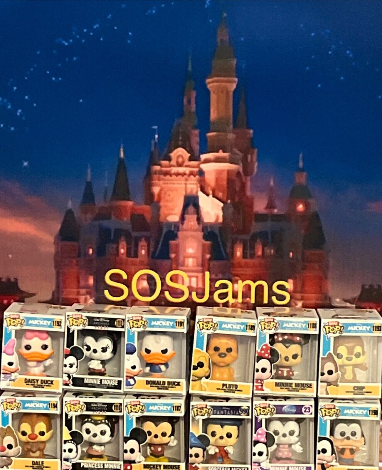 SOSJams Funko Bitty Pop Disney Collectible complete set CHOOSE Gift Xmas Pop - SOScollectible