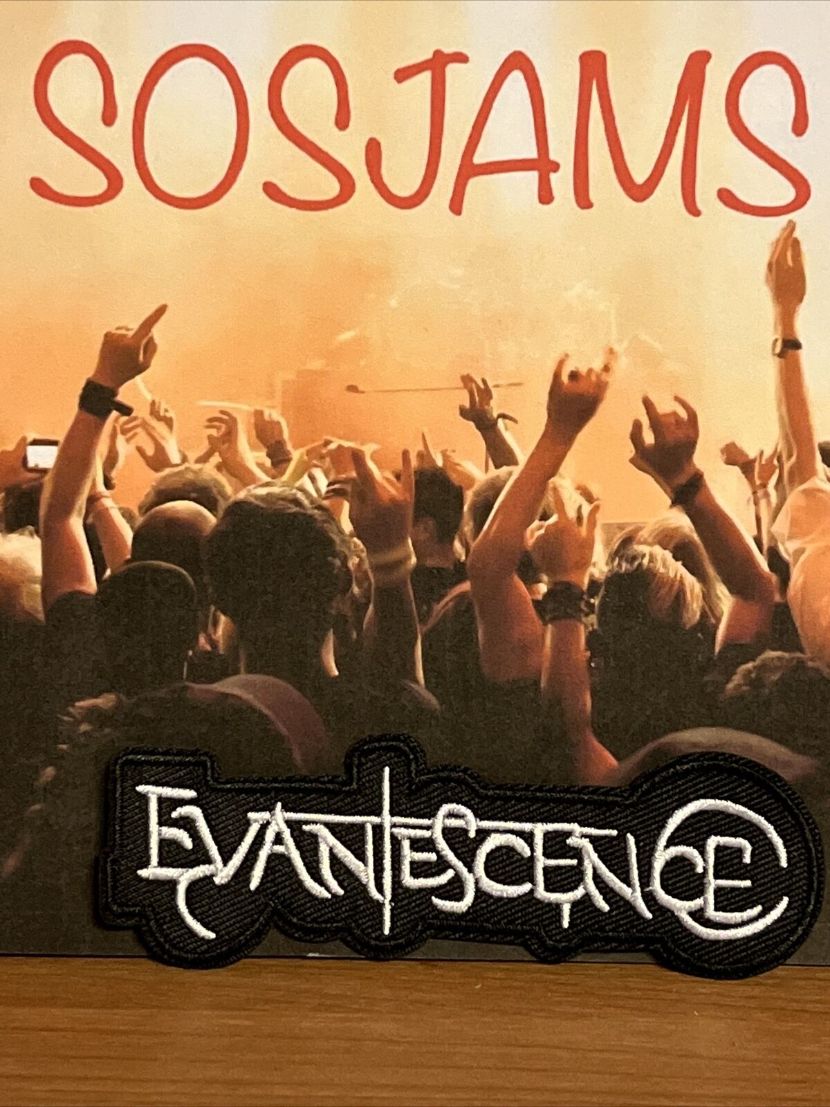 SOSJams Sew Iron On Patch Evanescence Music Rock Band Badge Embroidered Patches - SOScollectible