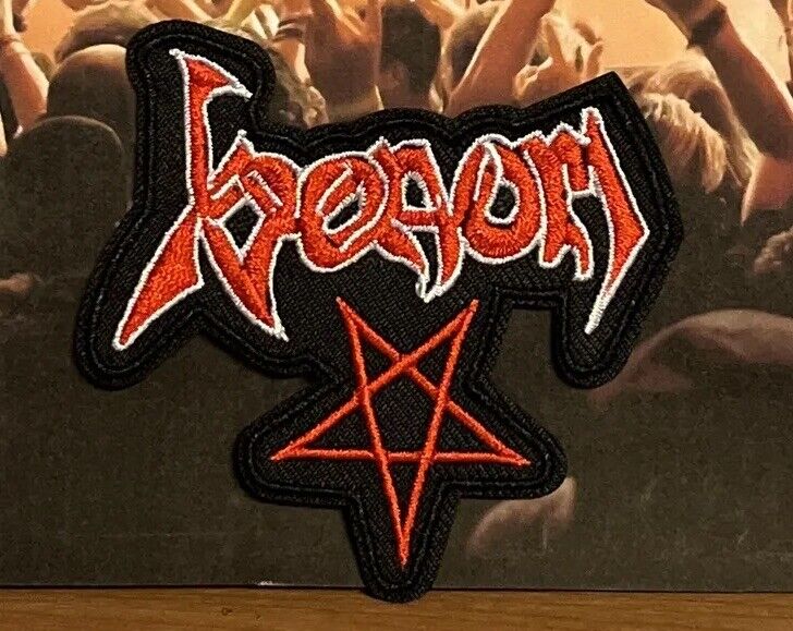 SOSJams Sew Iron On Patch Venom Pentagram Metal Music Rock Band Badge Patches - SOScollectible