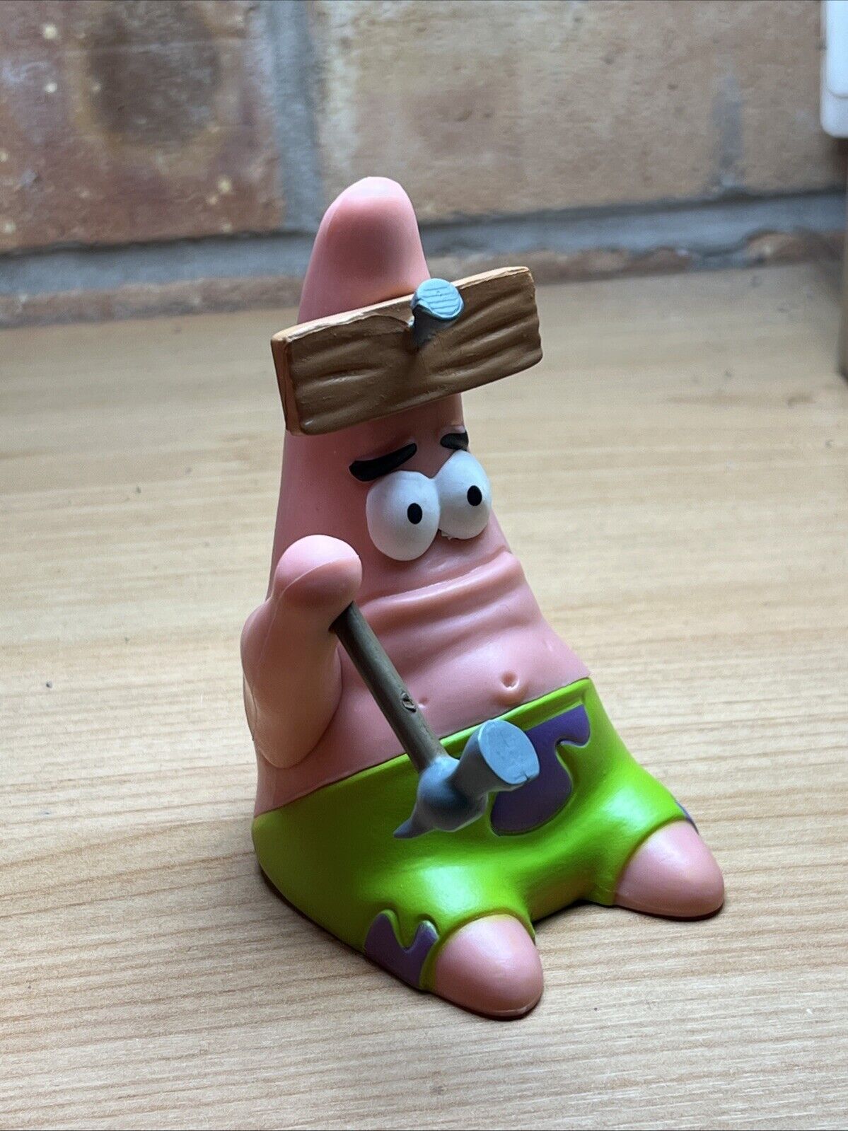 SpongeBob Figure Patrick Star Hammer Action Figure Toy 9 - 10cm Cult Gift box - SOScollectible