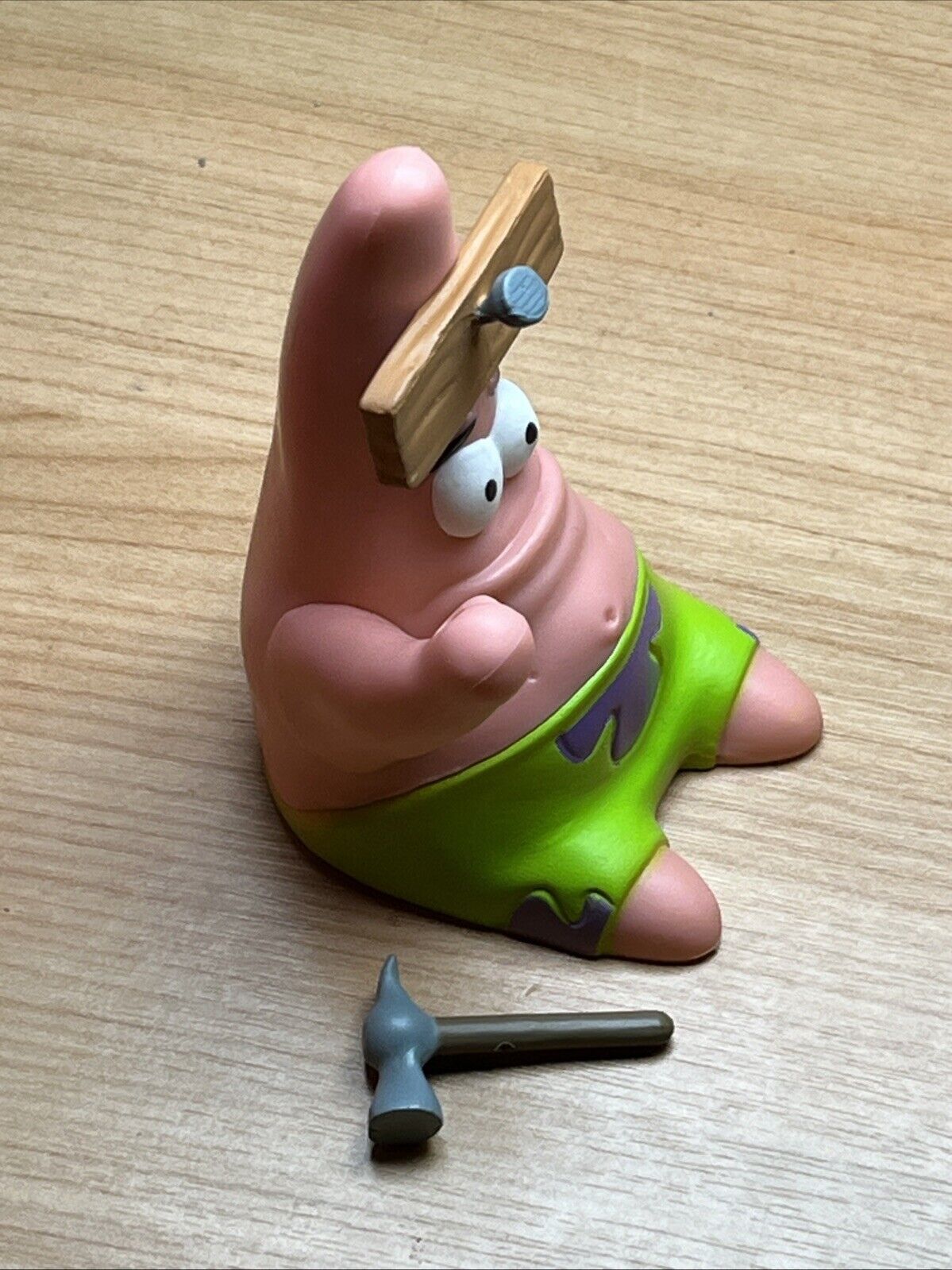 SpongeBob Figure Patrick Star Hammer Action Figure Toy 9 - 10cm Cult Gift box - SOScollectible