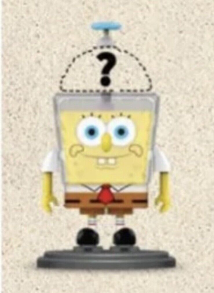 Spongebob Squarepants - Flying Brain Brick Series Confirmed Blind Box Fig - SOScollectible