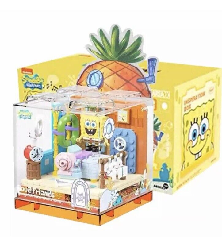 Spongebob Squarepants Pineapple Bricks House Building Blocks Good Friends - SOScollectible