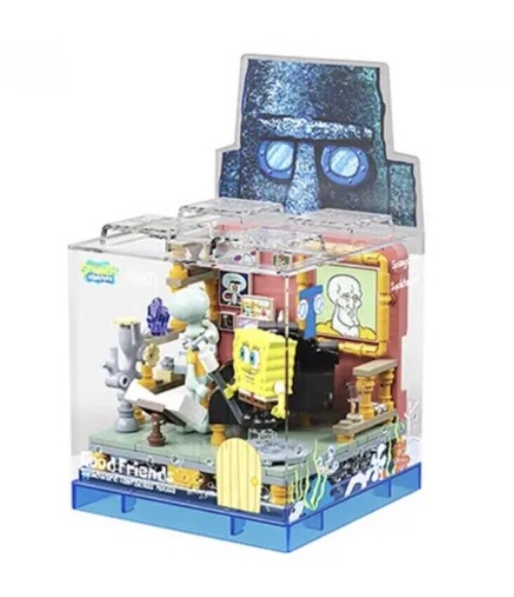 Squidward Resurrection Island Good Friends Spongebob Squarepants Building Blocks - SOScollectible