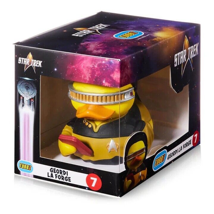 Star Trek Geordi La Forge TUBBZ Cosplaying Duck Collectible Cult Tv gift - SOScollectible