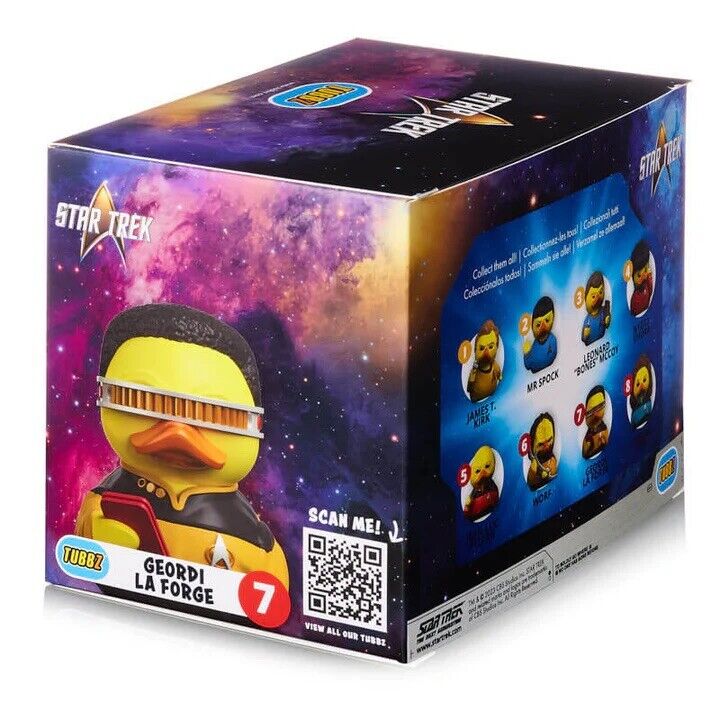 Star Trek Geordi La Forge TUBBZ Cosplaying Duck Collectible Cult Tv gift - SOScollectible