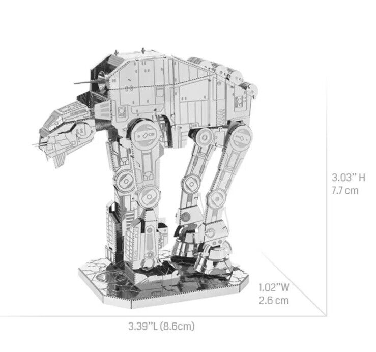 Star Wars AT - AT 3D Laser Cut Highly Detailed Model Kit gift - SOScollectible