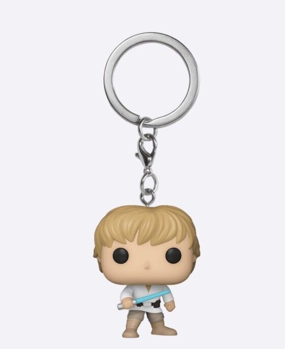 Star Wars Key Ring Figurine Pocket Pop! Vinyl Luke Skywalker Keychain gift - SOScollectible