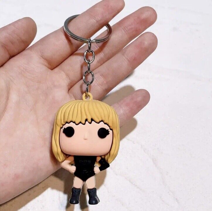 TAYLOR SWIFT POP Keyring SINGER collectable Blonde Swimsuit Swiftie gift bag - SOScollectible