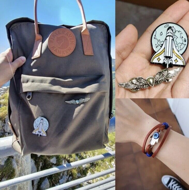 The Last of Us Part 2 Pin Badge Set X2 Ellie Backpack Wings Pins gify bags - SOScollectible