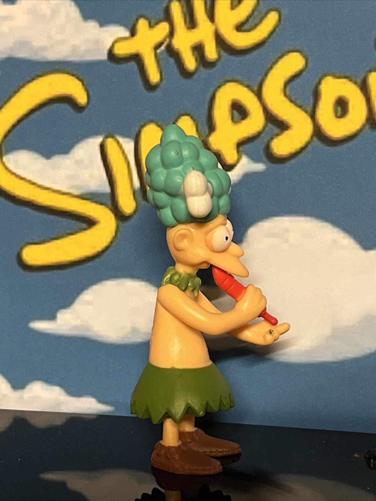 The Simpsons Greetings From Springfield Sideshow Mal Collectible Fig 9cm New - SOScollectible