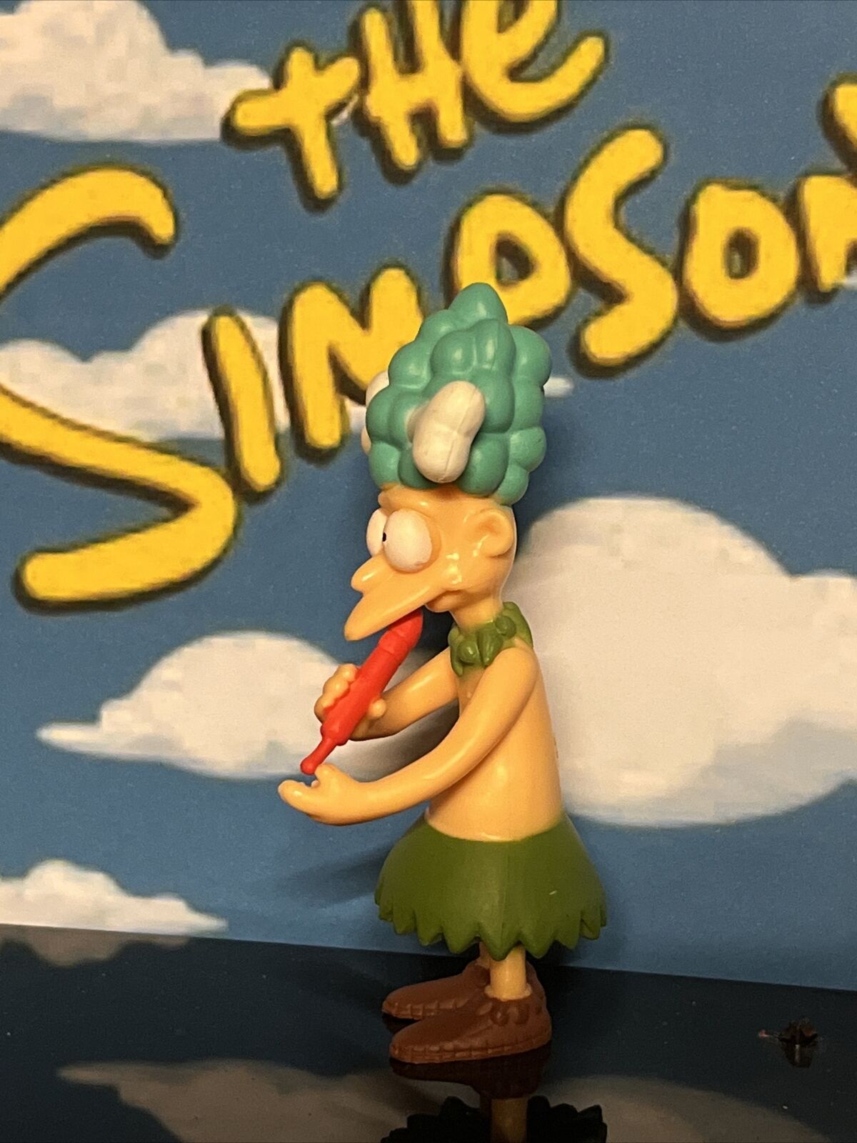 The Simpsons Greetings From Springfield Sideshow Mal Collectible Fig 9cm New - SOScollectible