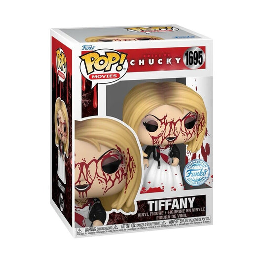 Tiffany Bloody Funko Pop! Bride of Chucky Funko Exclusive Figure #1695 Cult - SOScollectible