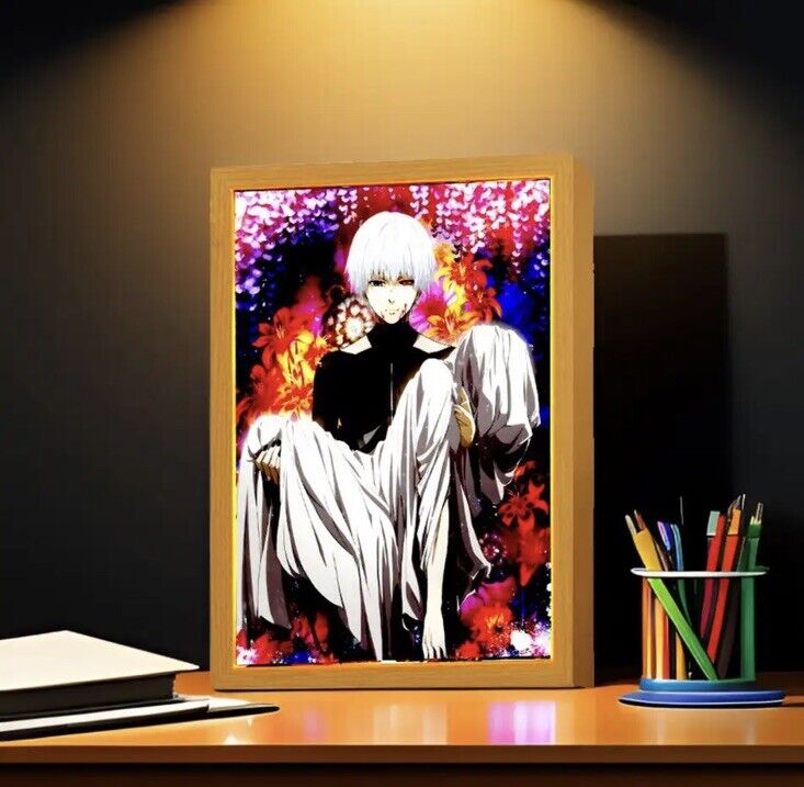 Tokyo Ghoul Light Up Picture Frame LED Painting Night Light ￼A5 🇬🇧 gift - SOScollectible