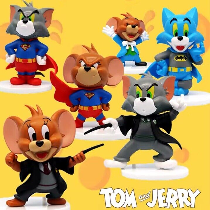 TOM And JERRY as BATMAN & Joker Hollywood Movie series Gift Boxed Cult - SOScollectible