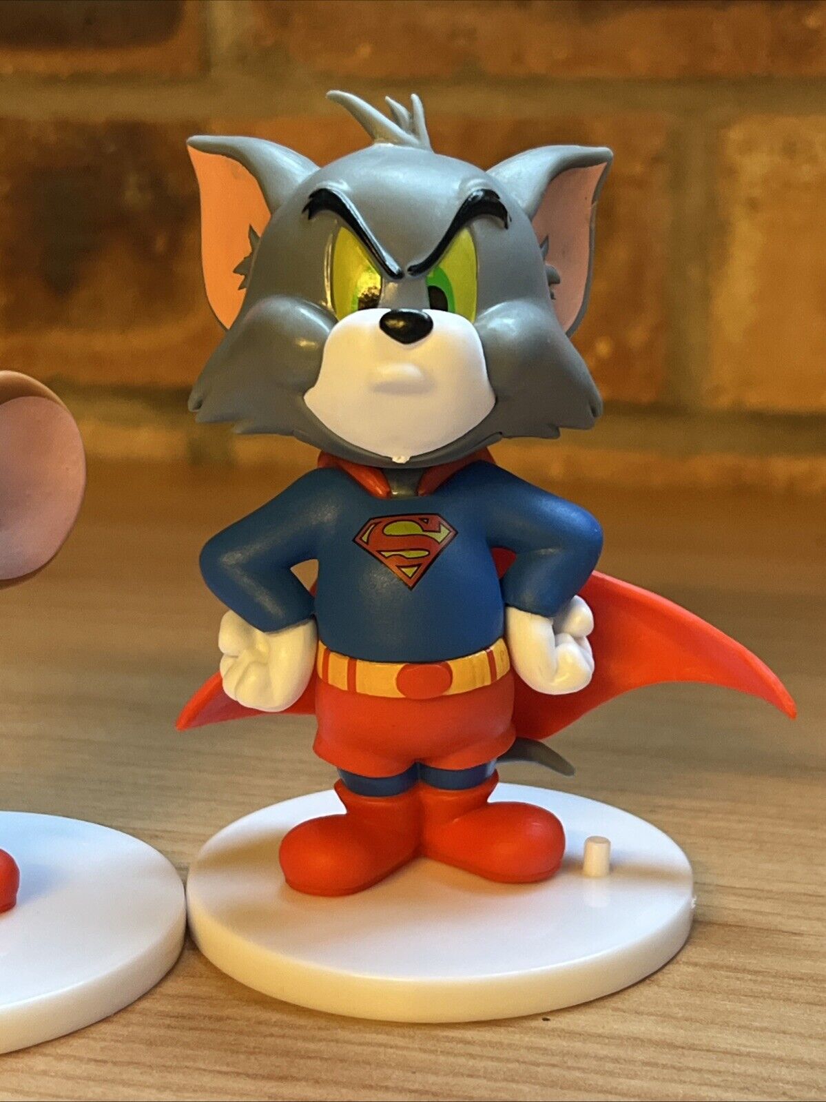 TOM AND JERRY As SUPERMAN HOLLYWOOD series 2x Figures Gift Box Cult Cartoon - SOScollectible