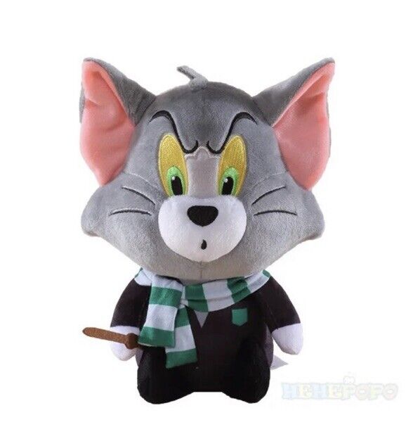 Tom and Jerry x Harry Potter TOM In Hogwarts Uniform Plush doll Cartoon WB - SOScollectible