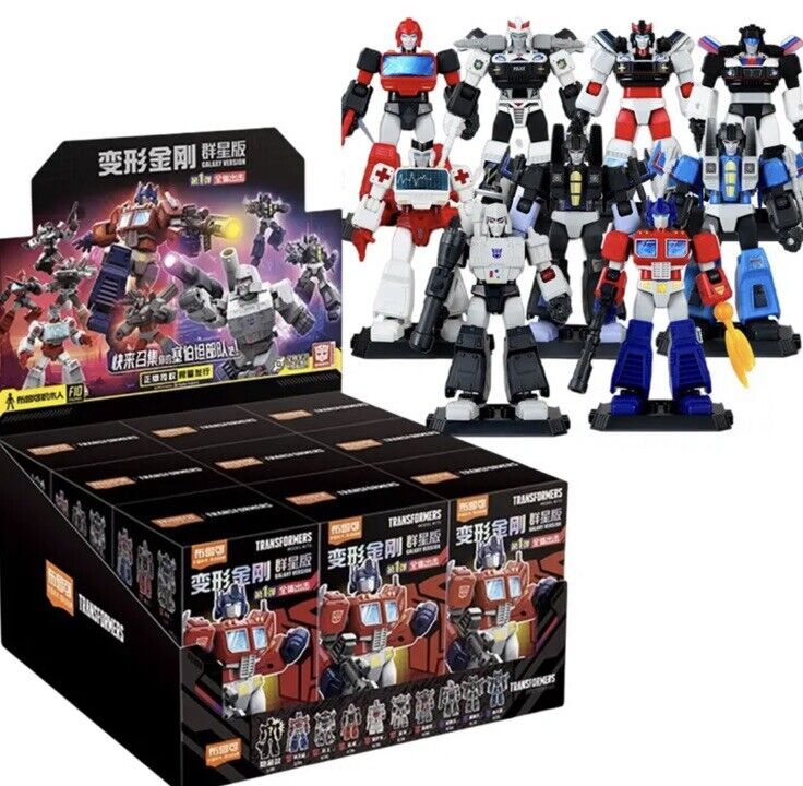 TRANSFORMERS Build Series Blind Box Of 9 Figure Toy Build Model Collect All 9 - SOScollectible