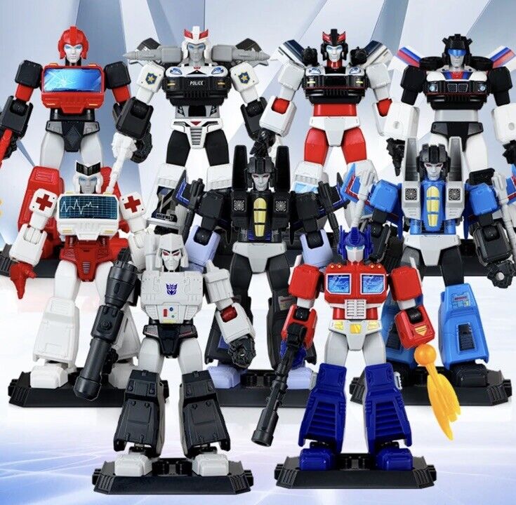 TRANSFORMERS Build Series Blind Box Of 9 Figure Toy Build Model Collect All 9 - SOScollectible