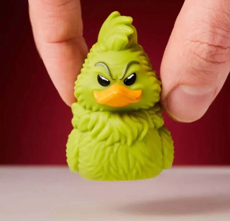 TUBBZ 1ST EDITION Mini Dr. Seuss The Grinch CHRISTMAS Collectible Duck Gift - SOScollectible