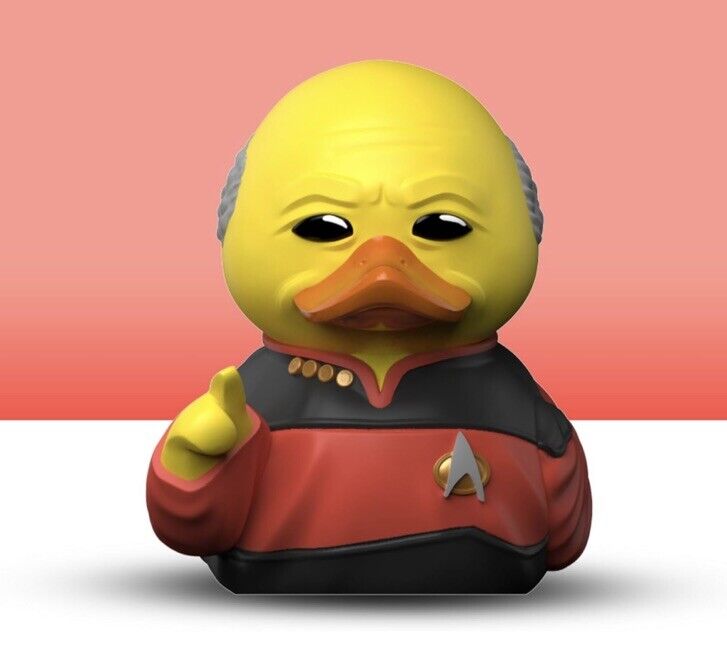 TUBBZ 1ST Edition MINI Star Trek Jean - Luc Picard DUCK FIGURE Cult Cosplay Sci - SOScollectible