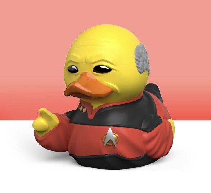 TUBBZ 1ST Edition MINI Star Trek Jean - Luc Picard DUCK FIGURE Cult Cosplay Sci - SOScollectible