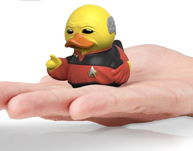 TUBBZ 1ST Edition MINI Star Trek Jean - Luc Picard DUCK FIGURE Cult Cosplay Sci - SOScollectible