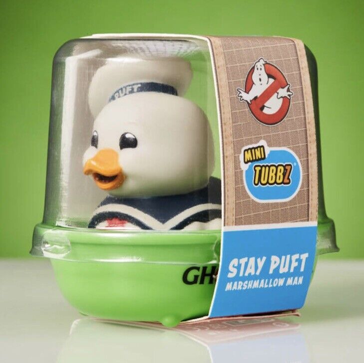 TUBBZ BATHTUB 1ST Edition MINI Ghostbusters stay puff Duck Figure In Stock NOW - SOScollectible